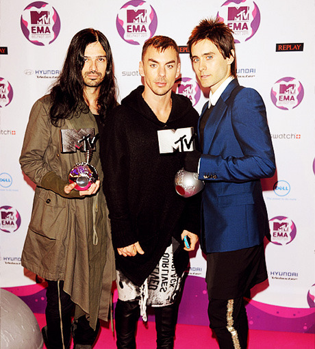 Европейское MTV вручило премии лучшим исполнителям (фоторепортаж)